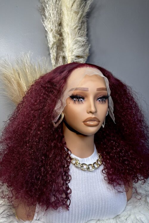 ROSE 16’’ 99J Curly Human Hair